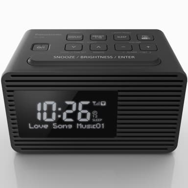 Panasonic RC-D8EG-K Klockradio DAB+, FM USB Svart