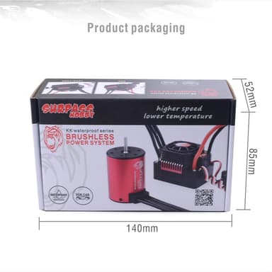 Surpass Hobby Combo  80A ESC m / 3665 3500KV BL WP