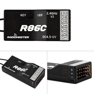 Radiomaster D16 R86C V2 6ch Receiver LBT