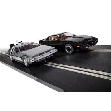 Scalextric Bilbana - Time Machine vs KITT