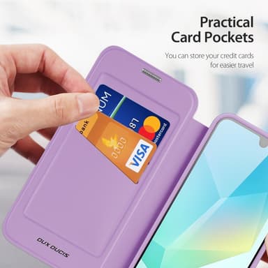 DUX DUCIS Samsung A16 Skin X Pro Plånboksfodral - Lila