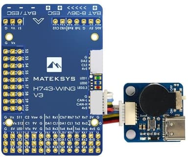 Mateksys H743-WING V3 flygkontroll