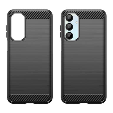 SKALO Samsung A16 Armor Carbon Stöttåligt TPU-skal - Svart