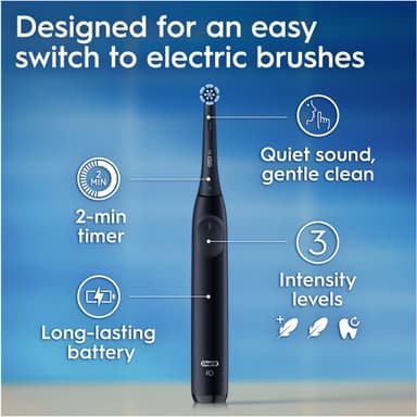 Oral-B iO2 Duo eltandborste 612418 (Night Black + Forest Green)