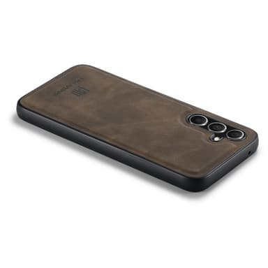 DG.MING Samsung A16 Premium PU-Läder Hybrid Skal - Mörkbrun