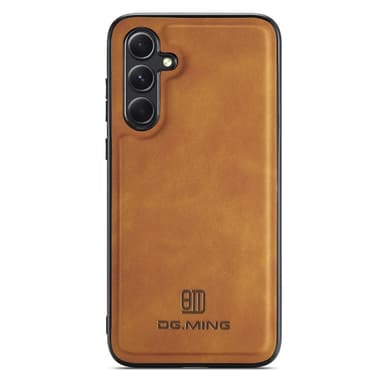 DG.MING Samsung A16 Premium PU-Läder Hybrid Skal - Brun