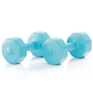 Gymstick Active Vinyl Dumbbells, Hantlar Gummi 2 x 3 kg