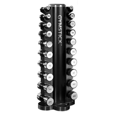 Gymstick Tower Rack For Chrome Dumbbells, Ställning hantlar