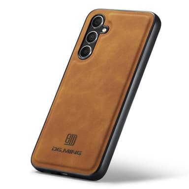 DG.MING Samsung A16 Premium PU-Läder Hybrid Skal - Brun