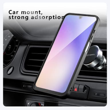 SKALO Samsung A16 Skin-touch Hybrid Skal - Svart