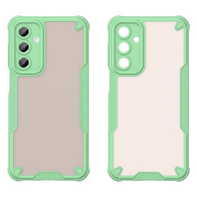 SKALO Samsung A16 Armor Hybrid Frosted Skal - Grön