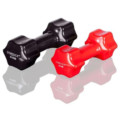 Gymstick Studio Dumbbell, Hantlar Gummi 3 kg
