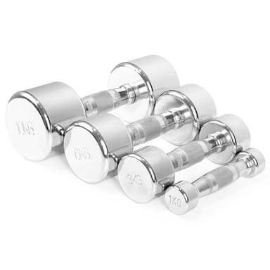 Gymstick Pro Chrome Dumbbell - Single, Kromhantel 7 kg