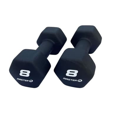 Master Fitness Neoprenhantlar i par, Hantlar Neoprene 8 kg