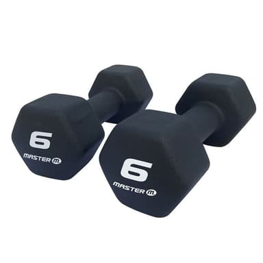 Master Fitness Neoprenhantlar i par, Hantlar Neoprene 6 kg