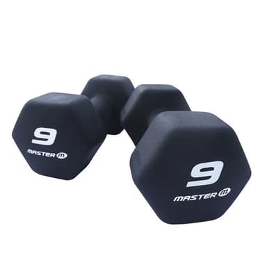 Master Fitness Neoprenhantlar i par, Hantlar Neoprene 9 kg