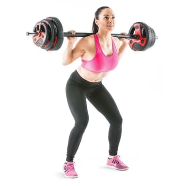 Gymstick Vinyl Grip Pump Set 20kg, Pump set