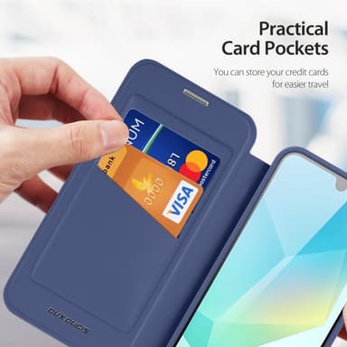 DUX DUCIS Samsung A16 Skin X Pro Plånboksfodral - Blå