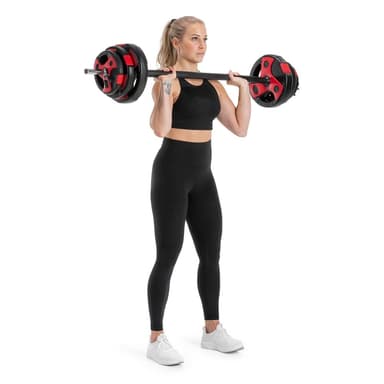 Gymstick Vinyl Grip Pump Set 20kg, Pump set