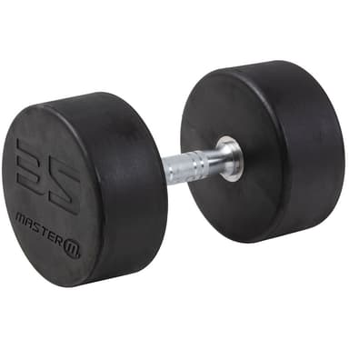Master Fitness Hantel Premium, Hantlar Gummi 37,5 kg