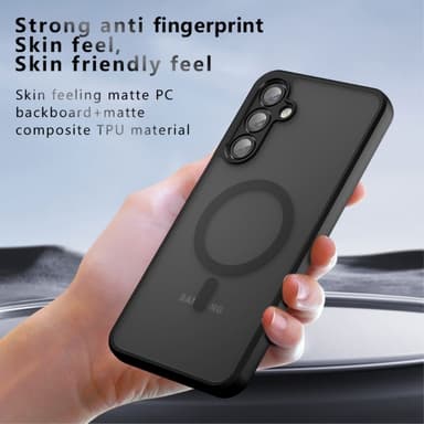 SKALO Samsung A16 Skin-touch Hybrid Skal - Svart