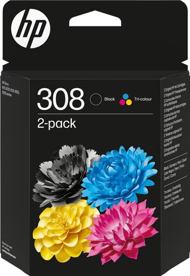 HP 308 bläckpatron (svart/trefärgad)