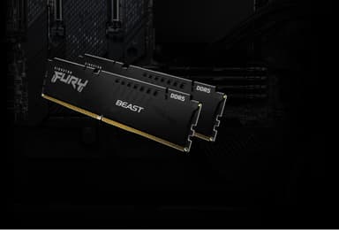 Kingston FURY Beast 64GB DDR5 RAM 6000MT/s CL30 (svart)