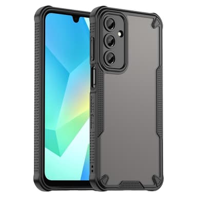 SKALO Samsung A16 Armor Hybrid Frosted Skal - Svart