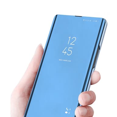 SKALO Samsung A16 Clear View Spegel fodral - Silver