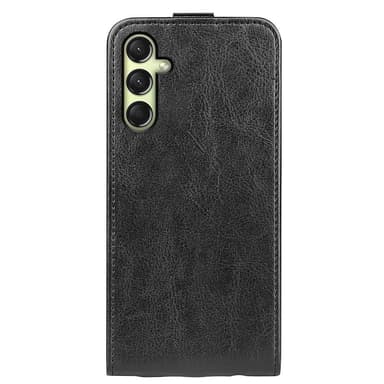 SKALO Samsung A16 Vertical Flip PU-Läder Plånboksfodral - Svart