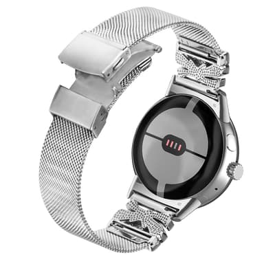 Klockarmband i rostfritt stål för Google Pixel Watch1/2 Silver