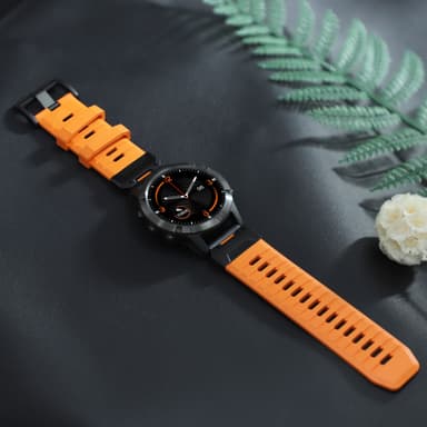 22 mm klockarmband för Garmin Fenix 3/5/5X/6X/7X Orange