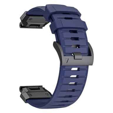 22 mm klockarmband för Garmin Fenix 3/5/5X/6X/7X Blå