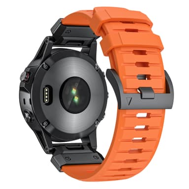 22 mm klockarmband för Garmin Fenix 3/5/5X/6X/7X Orange