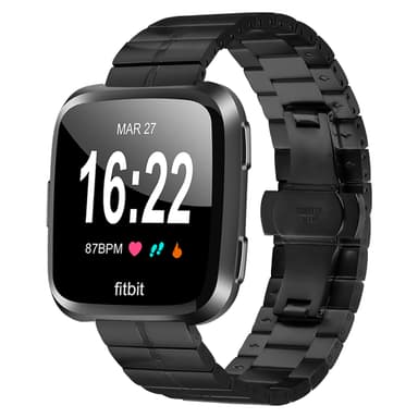 Klockarmband i rostfritt stål för Huawei GT2/3/Huami/Samsung 22mm Svar