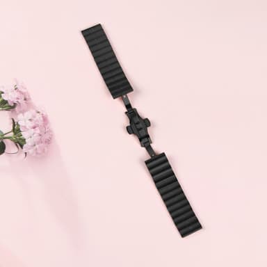 Klockarmband i rostfritt stål för Huawei GT2/3/Huami/Samsung 22mm Svar