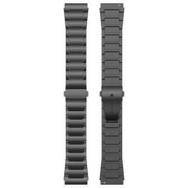 Klockarmband i rostfritt stål för Xiaomi Haylou RT2 LS10, 22mm Svart