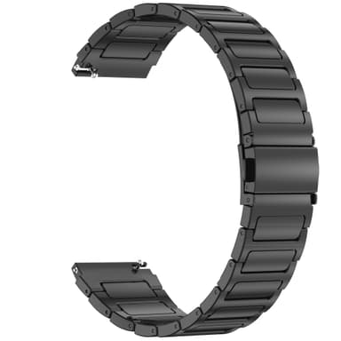 Klockarmband i rostfritt stål för Xiaomi Haylou RT2 LS10, 22mm Svart