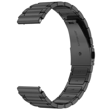 Klockarmband i rostfritt stål för Xiaomi Haylou RT2 LS10, 22mm Svart