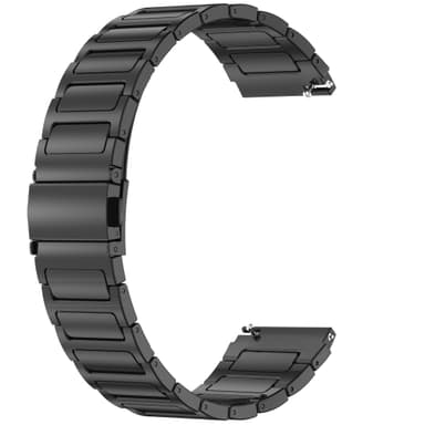 Klockarmband i rostfritt stål för Xiaomi Haylou RT2 LS10, 22mm Svart