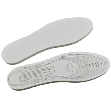 Iläggssulor stötdämpande skoinlägg (35-44) Vit 30 cm