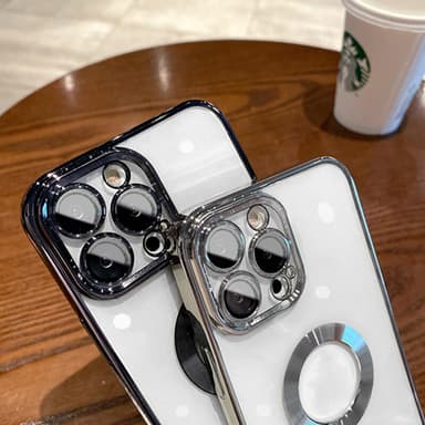 Mobilskal med kameraskydd Silver iPhone 14 Pro