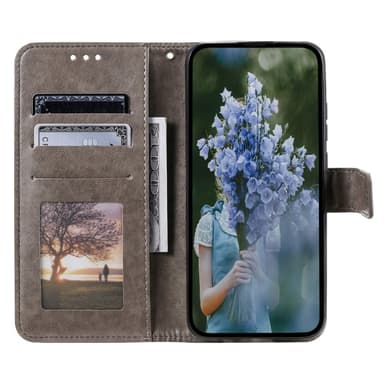 SKALO Samsung A16 Mandala Plånboksfodral - Grå