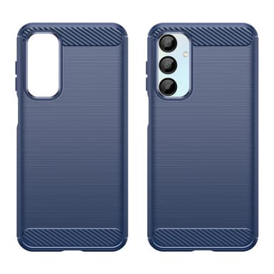 SKALO Samsung A16 Armor Carbon Stöttåligt TPU-skal - Blå