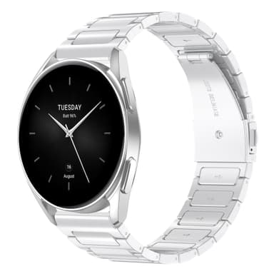 Klockarmband i rostfritt stål för Xiaomi Haylou RT2 LS10, 22mm Silver