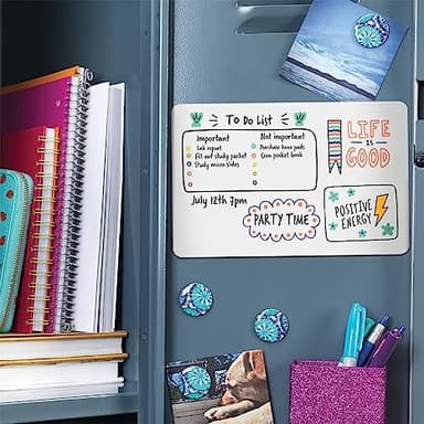 Magnetisk whiteboard-tavla för kylskåp Vit A4