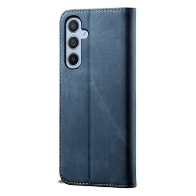SKALO Samsung A16 Jeans Plånboksfodral - Blå
