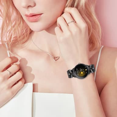 Klockarmband i rostfritt stål för Google Pixel Watch1/2 Svart