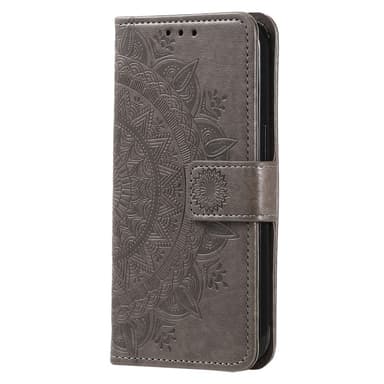 SKALO Samsung A16 Mandala Plånboksfodral - Grå
