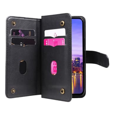 SKALO Samsung A16 10-FACK Plånboksfodral - Svart